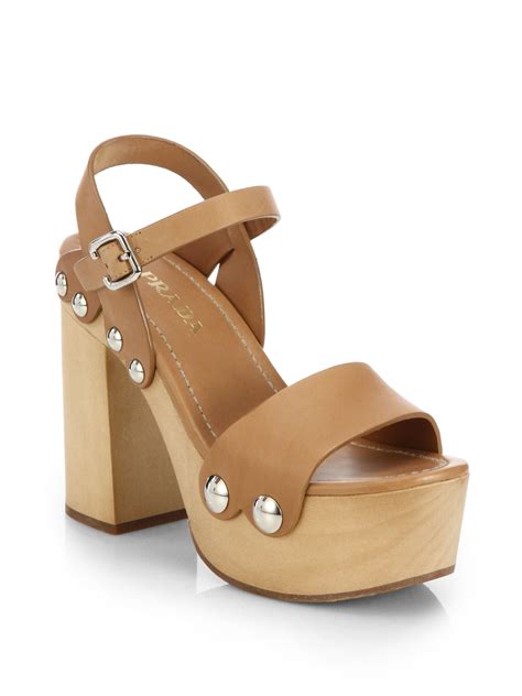 prada brown sandals